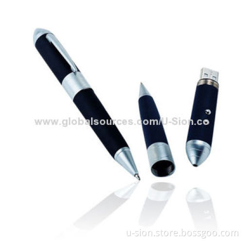 Spy Camera Pens with USB Flash Drive, Free Logo, No Drive and No External Power Supply